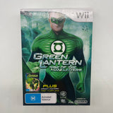 Green Lantern Rise of the Manhunters Nintendo Wii Game Complete Box Set with DVD Movie