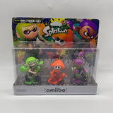 Splatoon Nintendo Amiibo Triple Pack Brand New Sealed