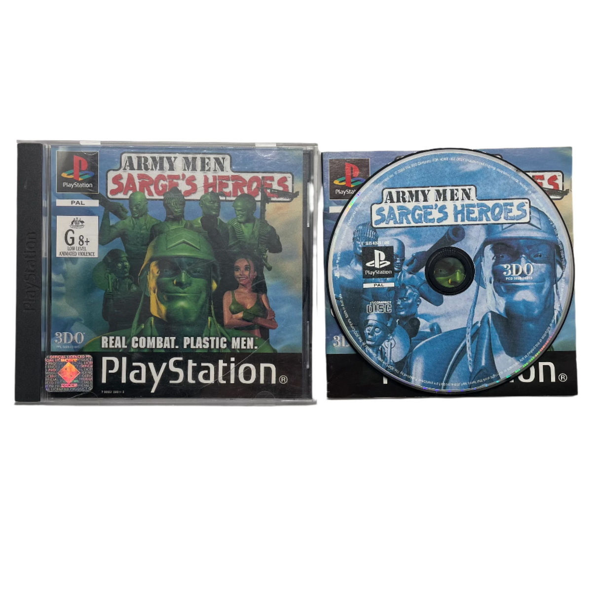 Army Men Sarge’s Heroes PlayStation 1 PS1 Game + Manual PAL