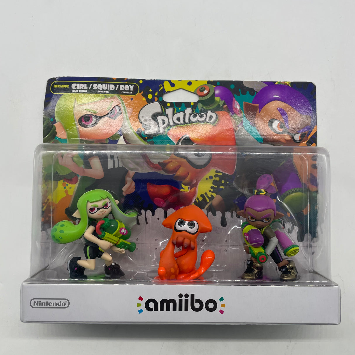 Splatoon Nintendo Amiibo Triple Pack Brand New Sealed