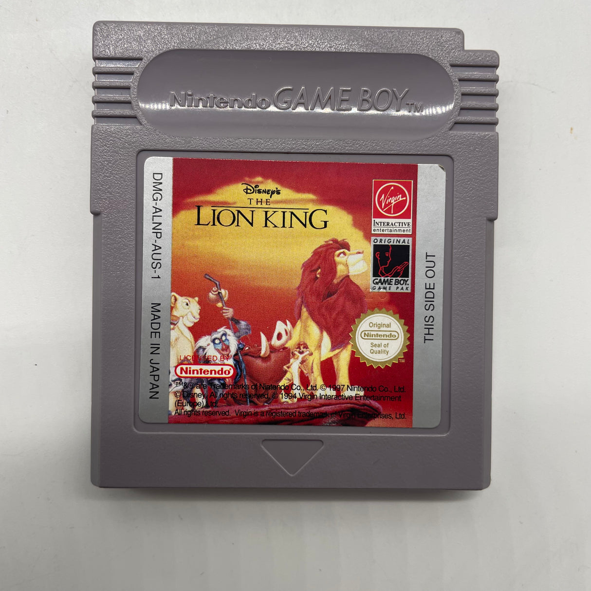 The Lion King Game Boy Game Complete Boxed with Manual and Inserts PAL