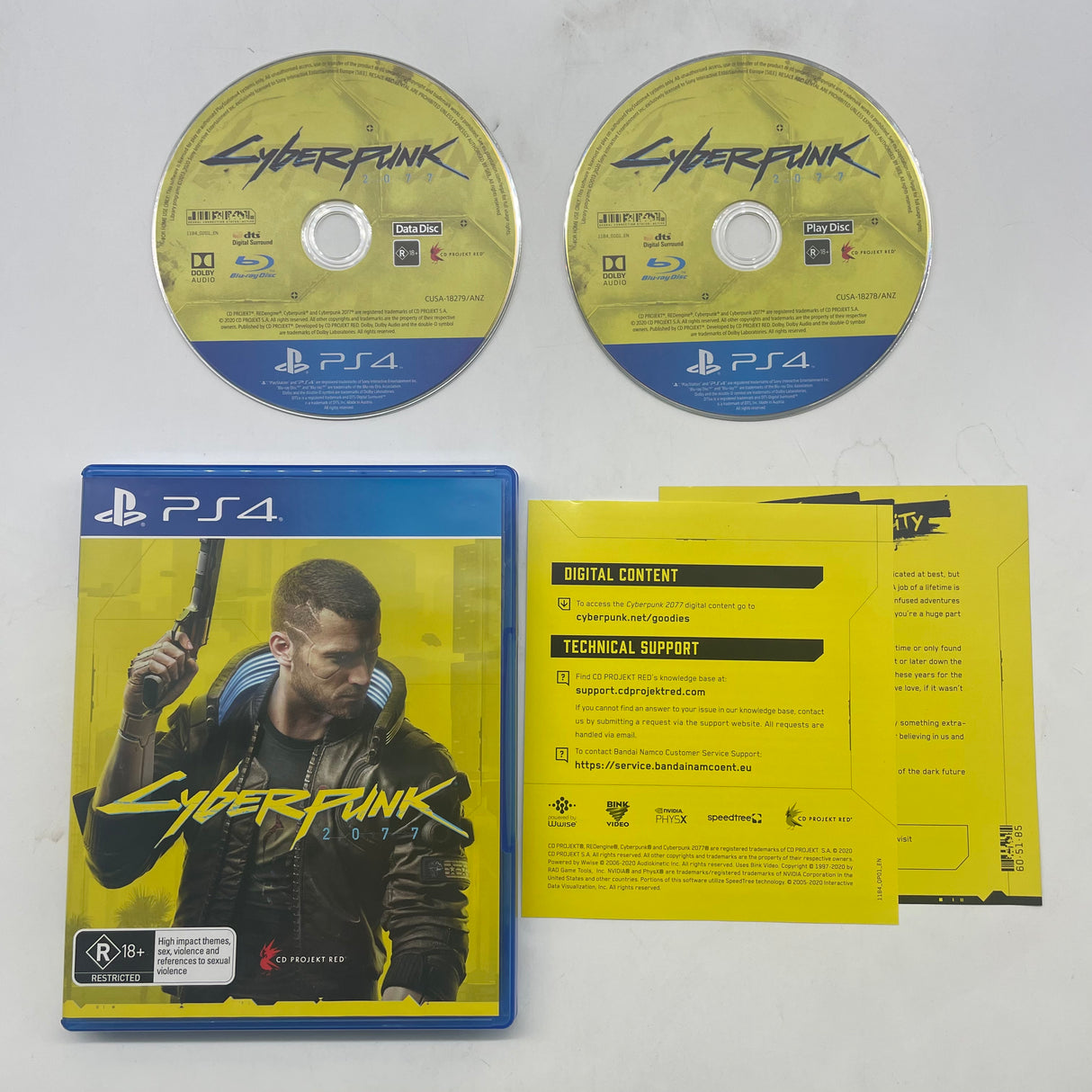 Cyberpunk 2077 PlayStation 4 PS4 Game PAL with bonuses