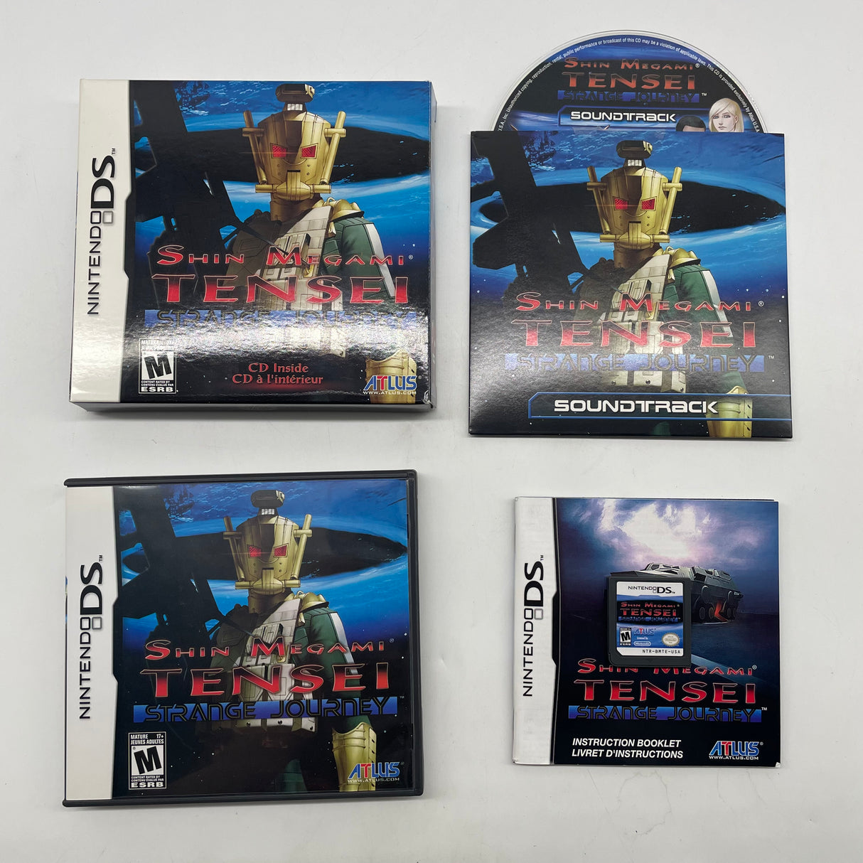 Shin Megami Tensei Strange Journey Nintendo DS Game Complete Boxed NTSC with Soundtrack CD