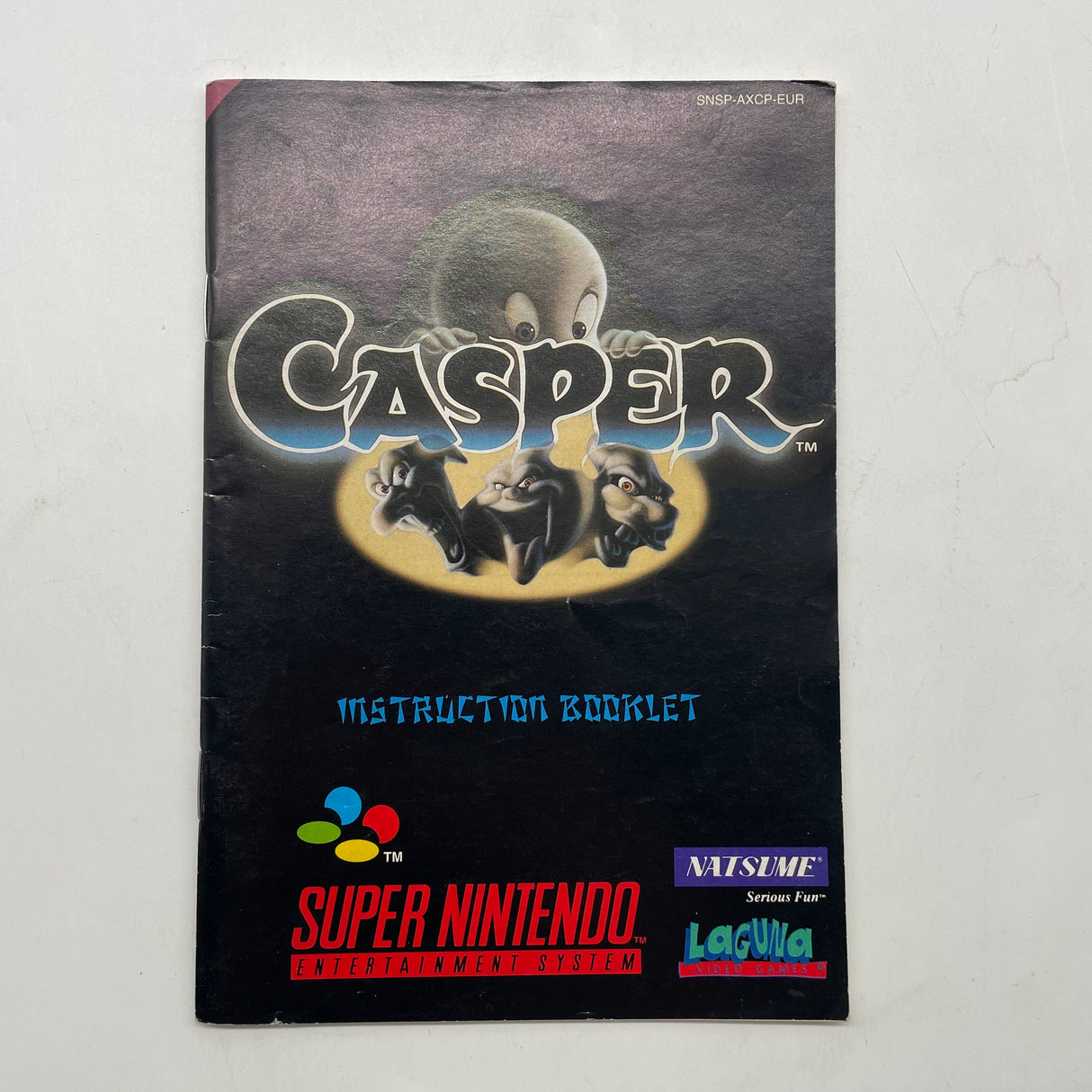 Casper Super Nintendo Entertainment System SNES Game + Manual Complete Boxed