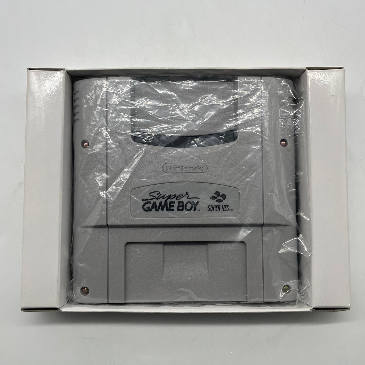 Super Game Boy SNES Accessory Boxed Complete with Manuals Super Nintendo Entertainment System Box