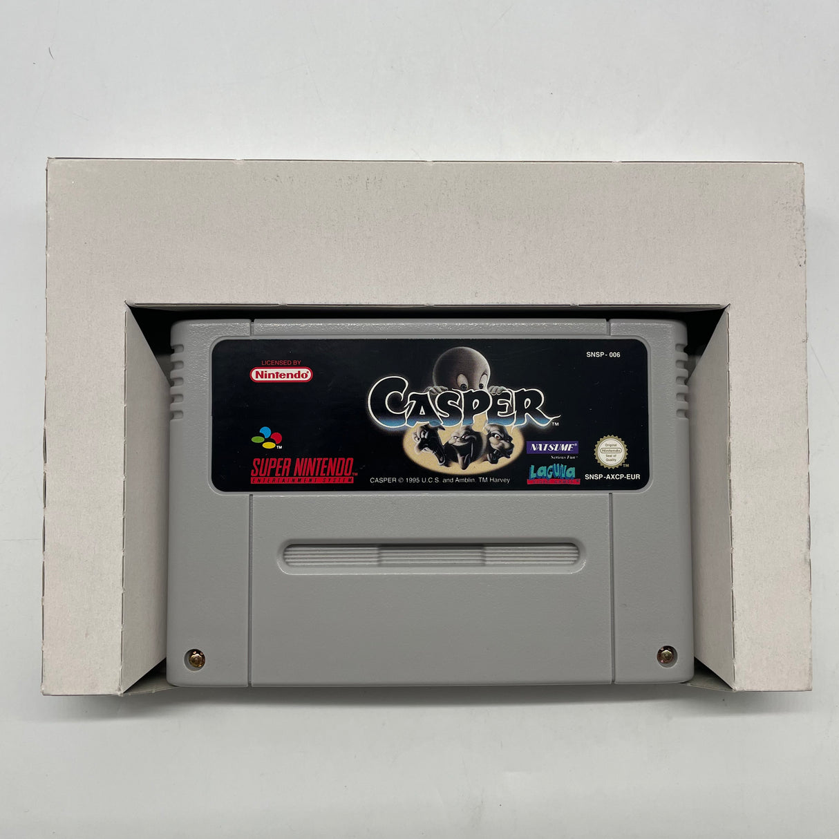 Casper Super Nintendo Entertainment System SNES Game + Manual Complete Boxed