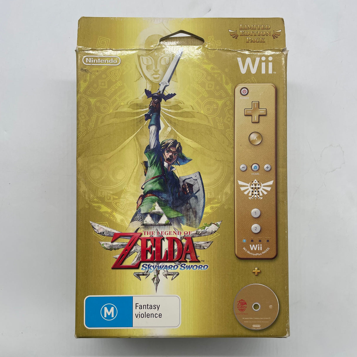 The Legend of Zelda Skyward Sword Wii Boxed Remote and CD Only no game included