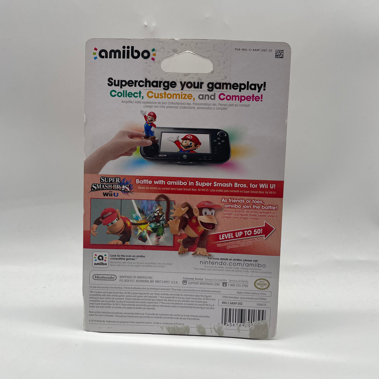 Diddy Kong Super Smash Bros Amiibo