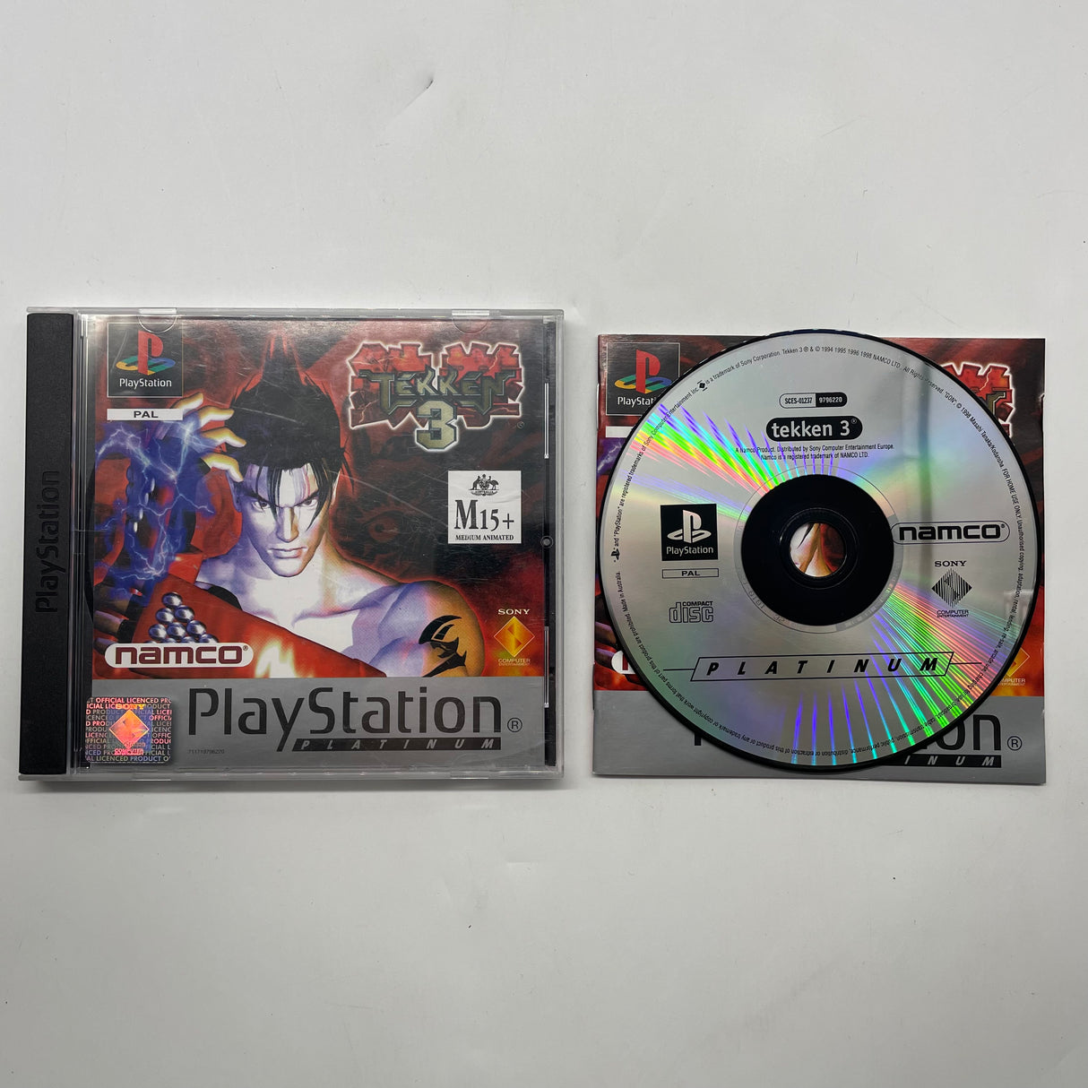 Tekken 3 PlayStation 1 PS1 Game + Manual PAL