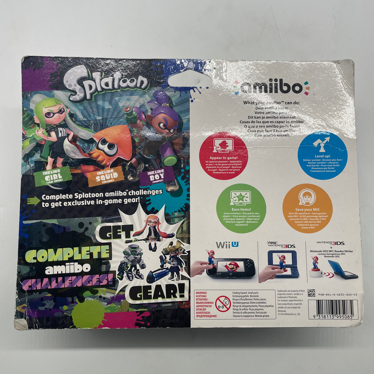 Splatoon Nintendo Amiibo Triple Pack Brand New Sealed