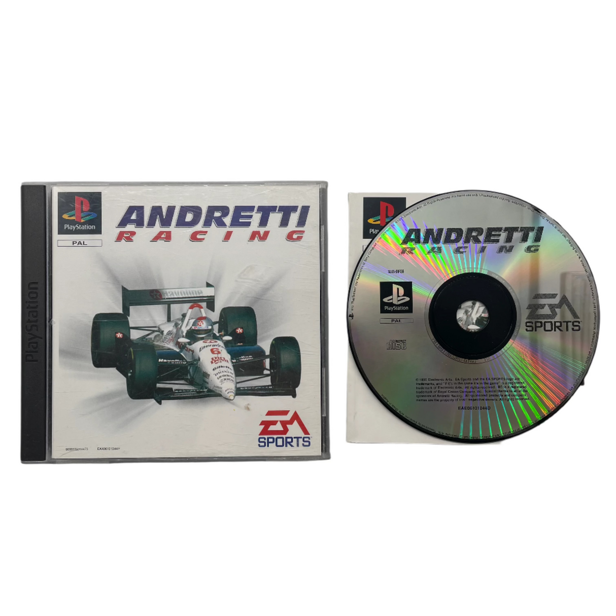 Andretti Racing PlayStation 1 PS1 Game + Manual PAL