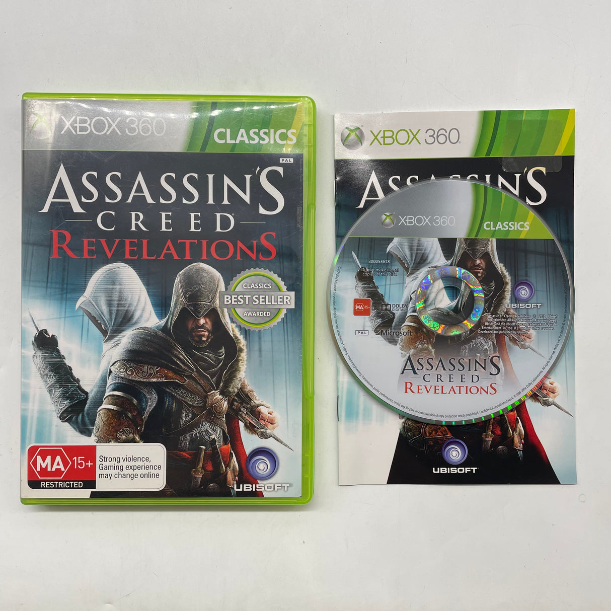 Assassin’s Creed Revelations Animus Edition with Encyclopedia and Embers DVD Xbox 360 Game PAL