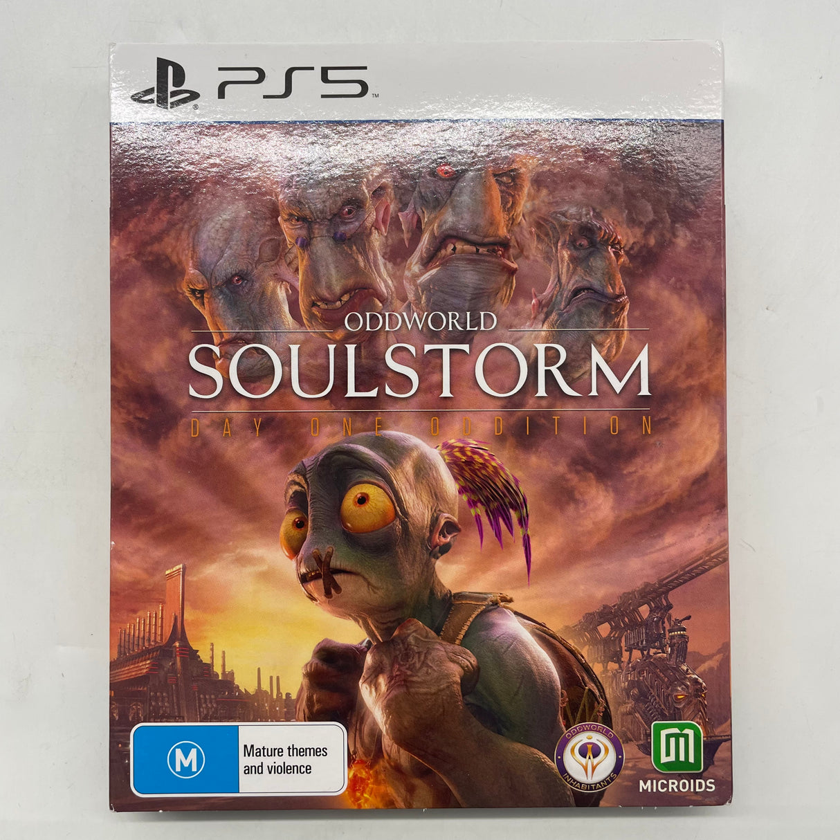 Oddworld Soulstorm PS5 PlayStation 5 Game Limited Steelbook Day One Edition