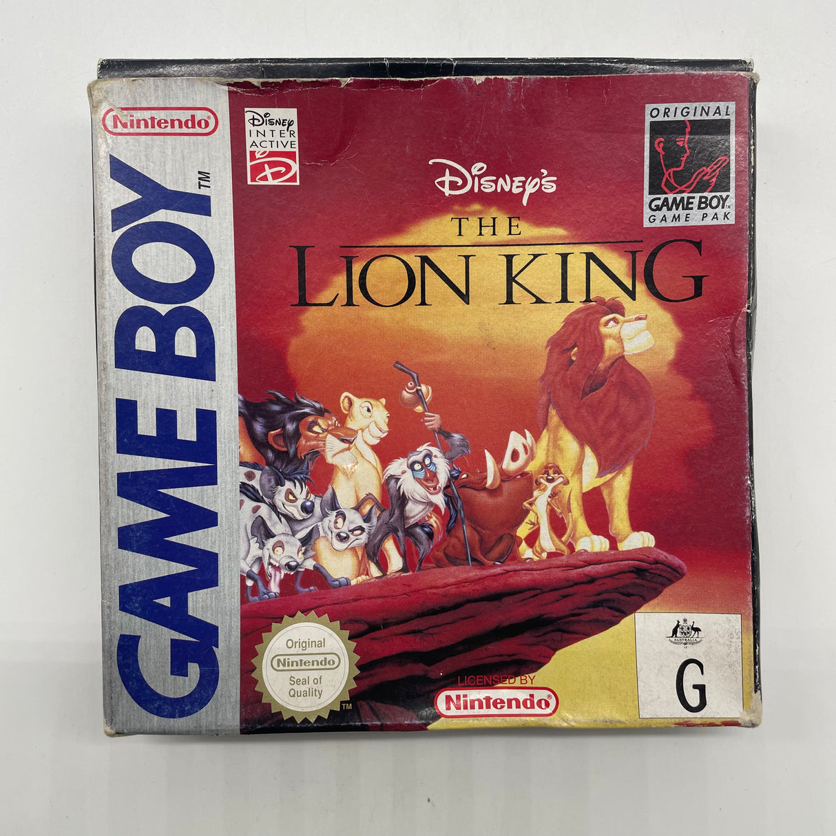 The Lion King Game Boy Game Complete Boxed with Manual and Inserts PAL