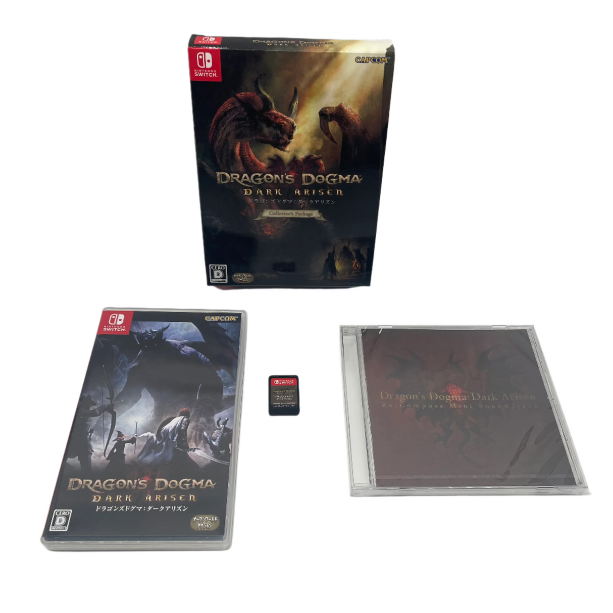 Dragon’s Dogma Dark Arisen Nintendo Switch Collector’s Package Complete Japanese