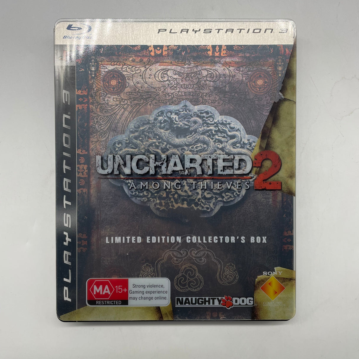 Uncharted 2 Among Thieves Limited Edition Steelbook Collector’s Box PS3 Game + Manual Complete PlayStation 3