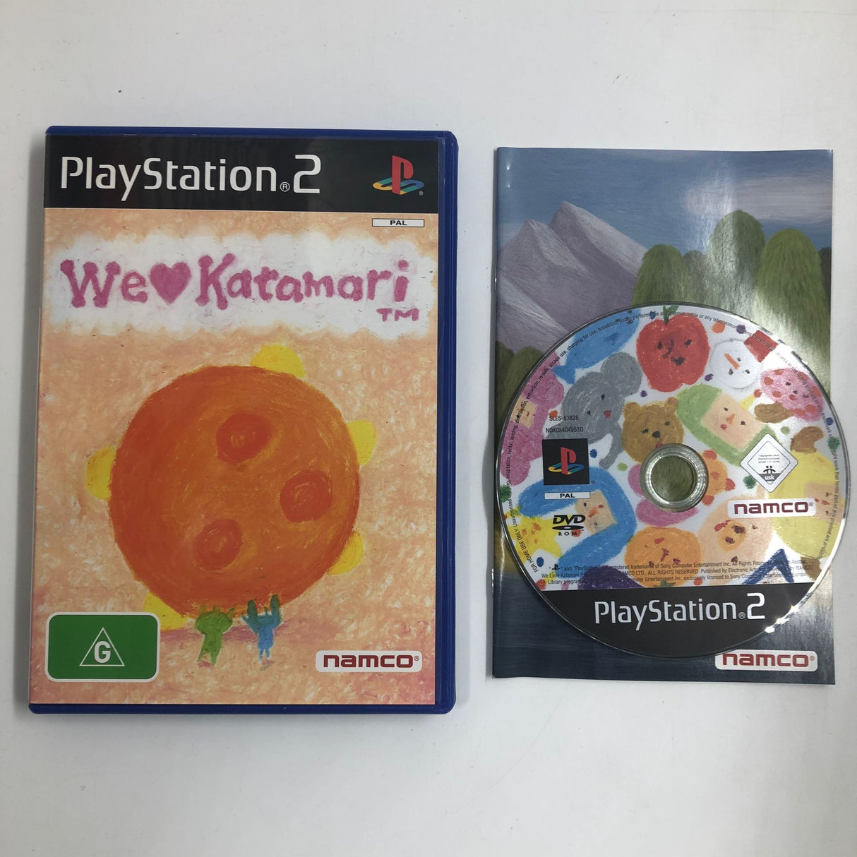 We Love Katamari PS2 Playstation 2 Game + Manual PAL - Trippy Trades 