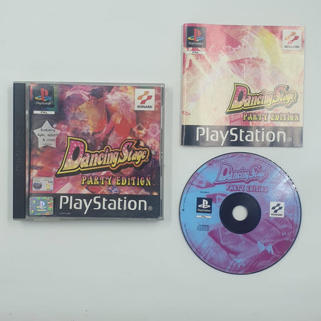 Dancing Stage Party Edition PS1 Playstation 1 Game + Manual PAL - Trippy Trades 