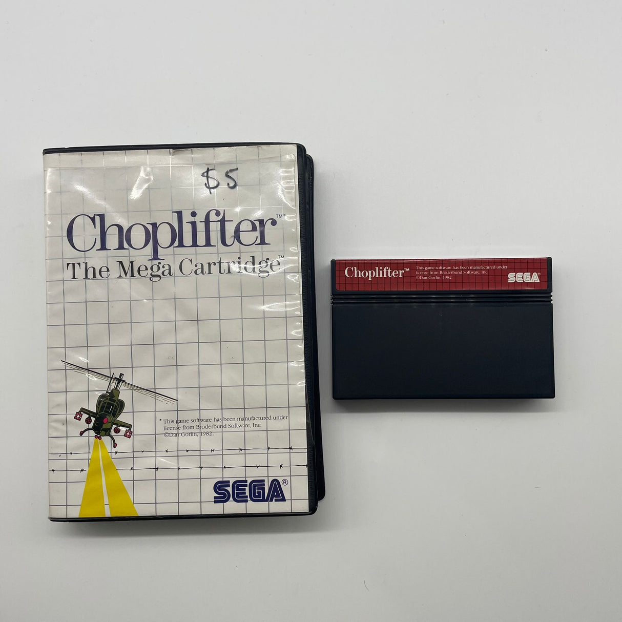 Choplifter Sega Master System Game PAL - Trippy Trades 