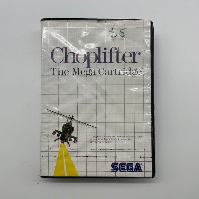 Choplifter Sega Master System Game PAL - Trippy Trades 