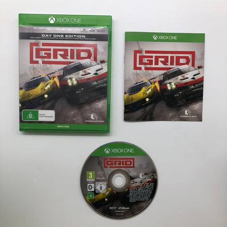 GRID Day One Edition  Xbox One Game + Manual 28A4 - Trippy Trades 