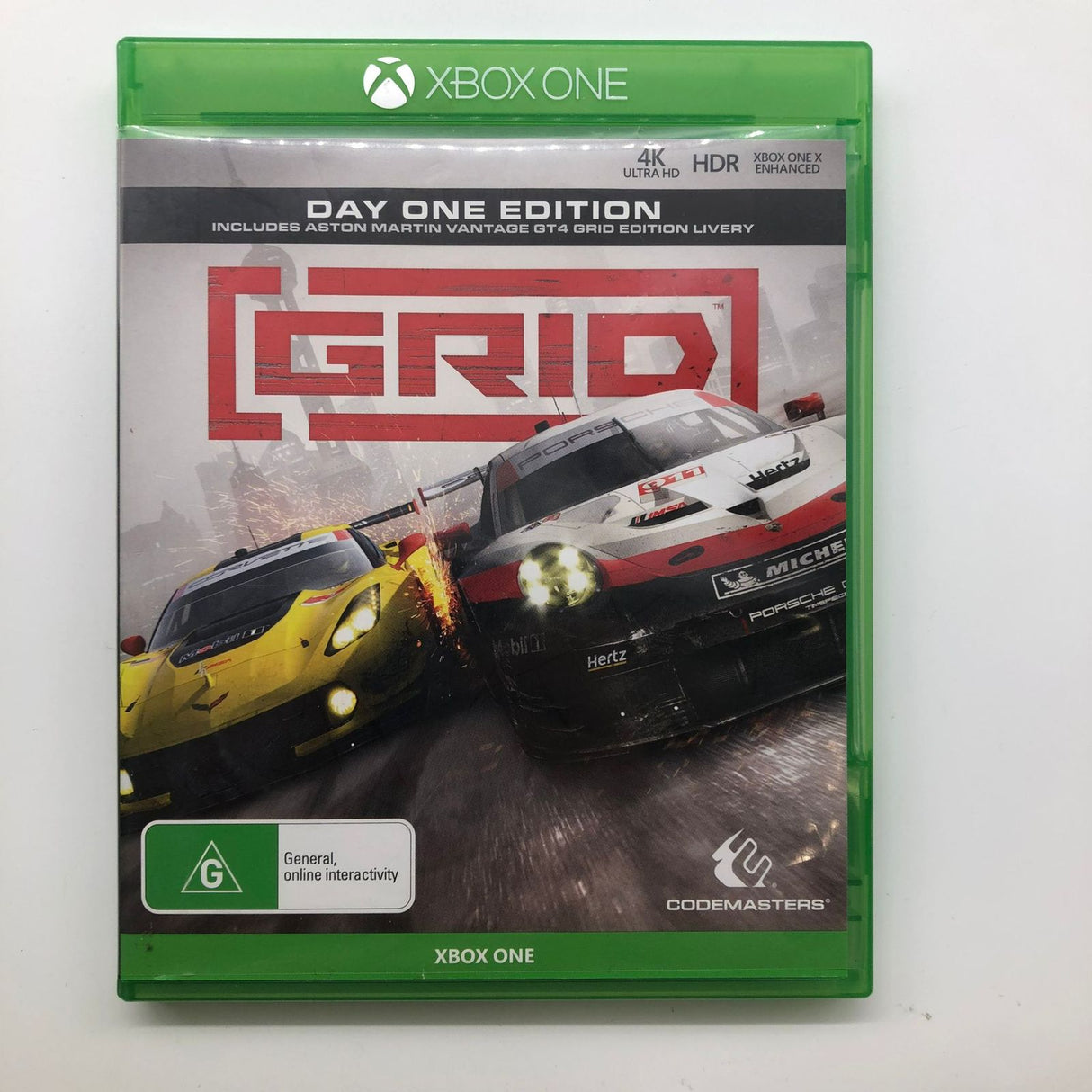 GRID Day One Edition  Xbox One Game + Manual 28A4 - Trippy Trades 