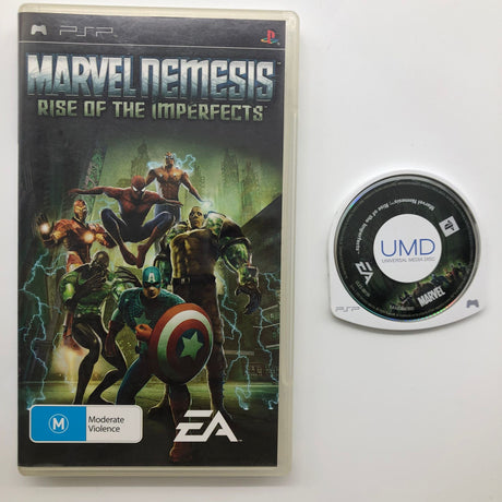 Marvel Nemesis Rise of the Imperfects PSP Playstation Portable Game 28A4 - Trippy Trades 