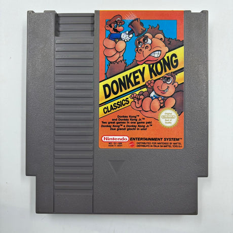 Donkey Kong Classics Nintendo Entertainment System NES Game + Manual PAL 28A4 - Trippy Trades 