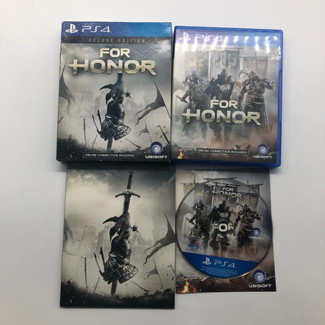 For Honor Deluxe Edition PS4 Playstation 4 Game + Manual 28A4 - Trippy Trades 