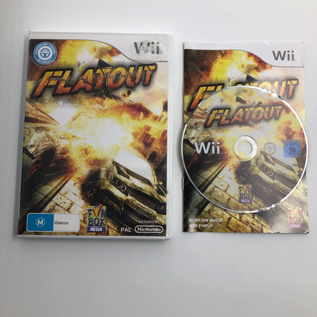 Flatout Nintendo Wii Game + Manual PAL 28A4 - Trippy Trades 