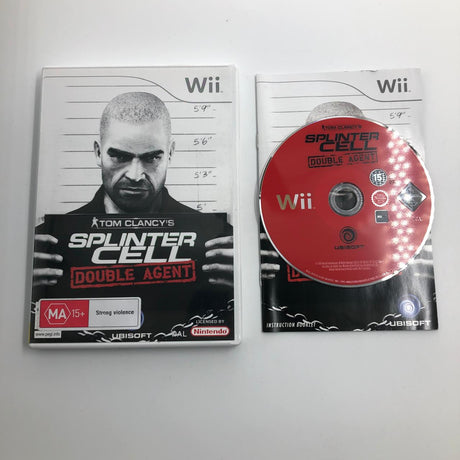 Tom Clancy's Splinter Cell Double Agent Nintendo Wii Game + Manual PAL 28A4 - Trippy Trades 