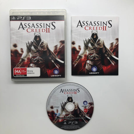 Assassins Creed II 2 PS3 Playstation 3 Game + Manual  28A4 - Trippy Trades 