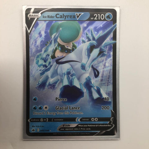 Ice Rider Calyrex V Pokemon Card 045/198 28A4