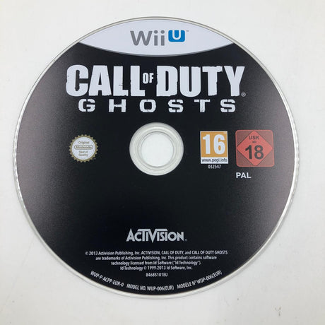 Call Of Duty Ghosts COD Nintendo Wii U Game PAL Disc Only 28A4 - Trippy Trades 