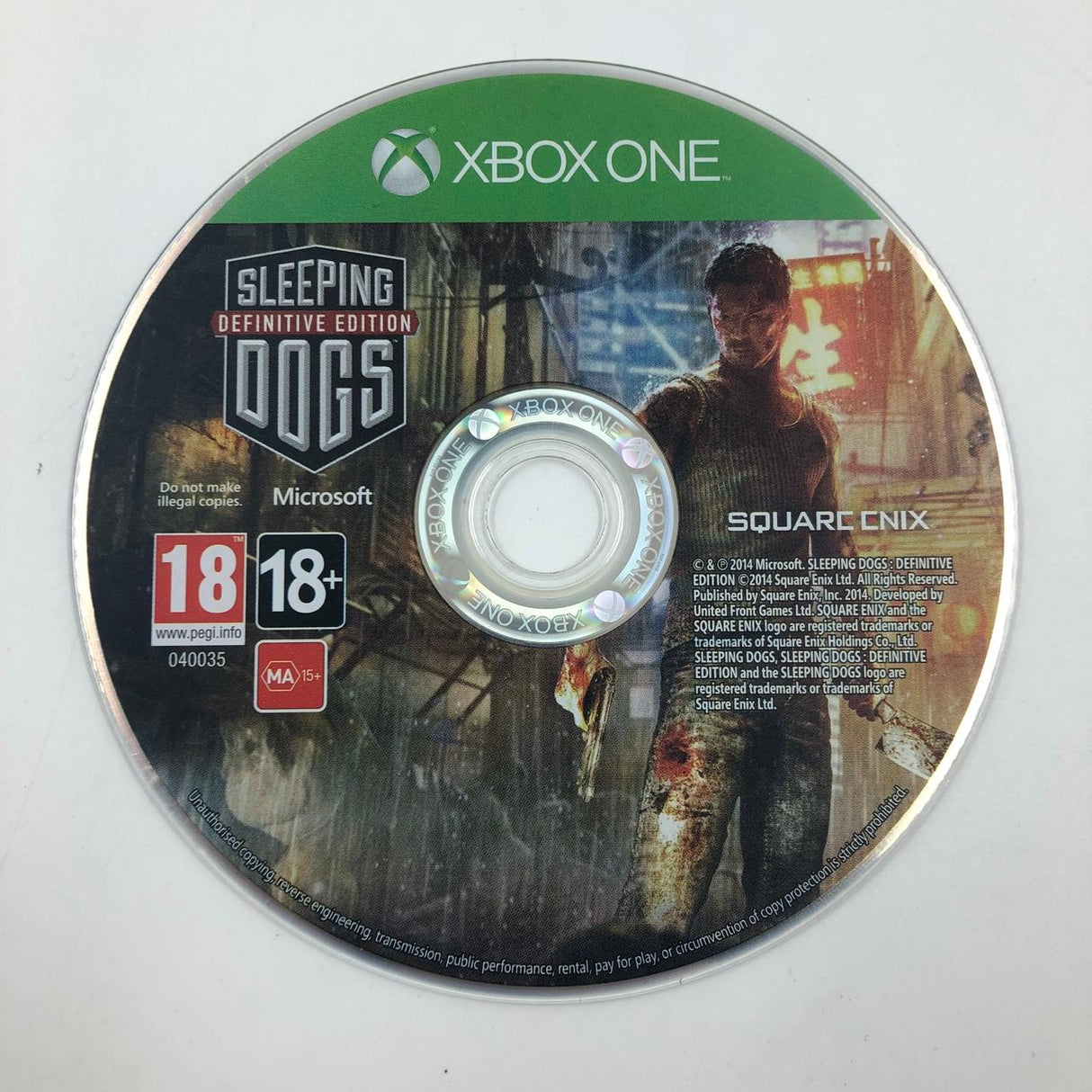 Sleeping Dogs Definitive Edition Xbox One Game Disc Only 28A4 - Trippy Trades 