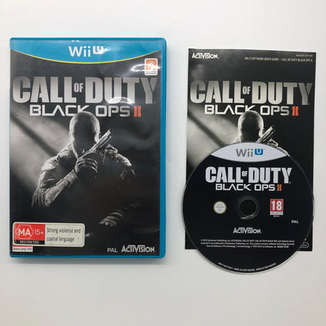 Call Of Duty Black OPS II 2 COD Nintendo Wii U Game + Manual PAL 28A4 - Trippy Trades 