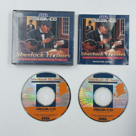 Sherlok Holmes Consulting Detective Vol.11 Sega Mega CD Game + Manual PAL 28A4 - Trippy Trades 