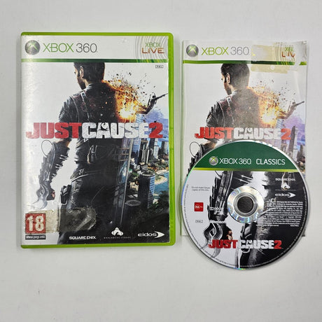 Just Cause 2 Xbox 360 Game + Manual PAL 9JE4 - Trippy Trades 