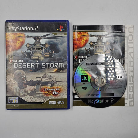 Conflict Desert Storm PS2 Playstation 2 Game + Manual PAL 16JE4 - Trippy Trades 