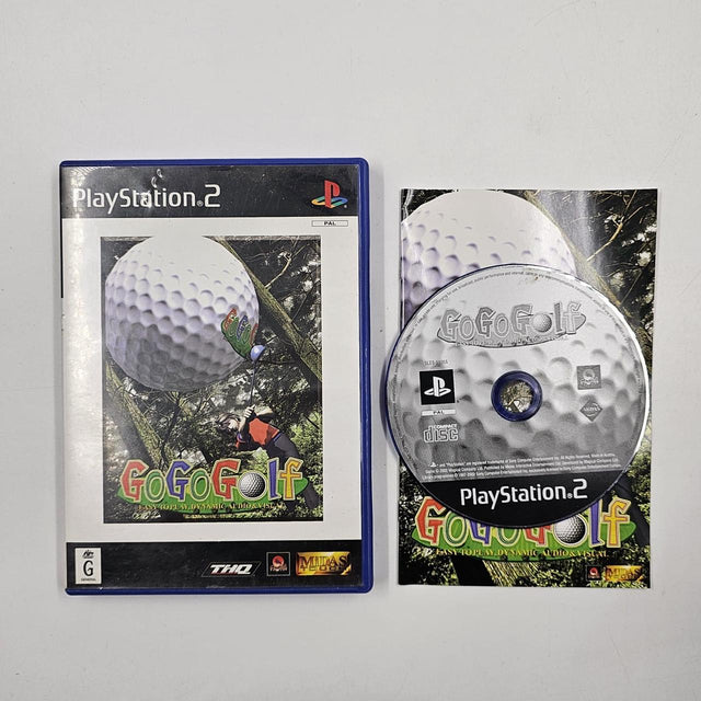 GoGoGolf PS2 Playstation 2 Game + Manual PAL 16JE4 - Trippy Trades 