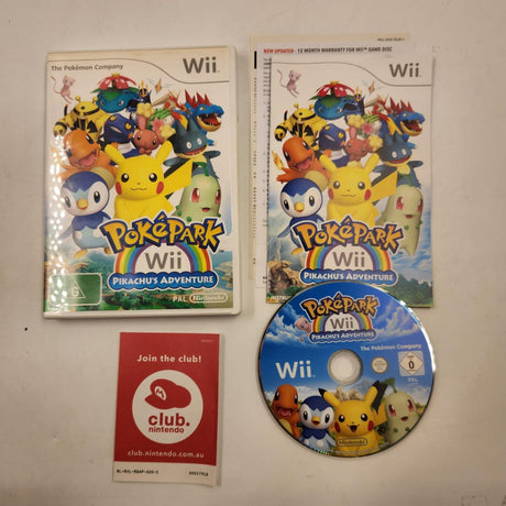 PokePark Wii Pikachu Adventure Nintendo Wii Game + Manual PAL 28JY4 - Trippy Trades 