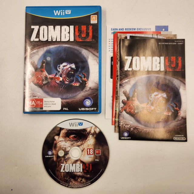 Zombi U Nintendo Wii U Game + Manual PAL 28JY4 - Trippy Trades 