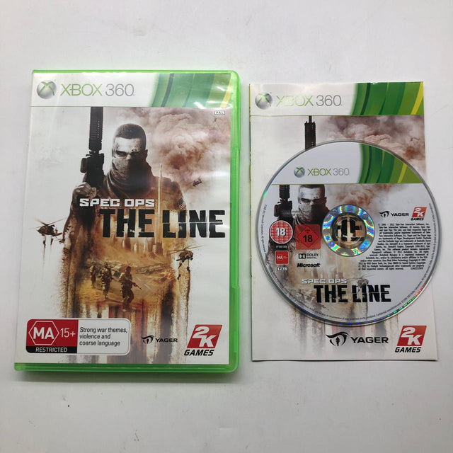 Spec OPS The Line Xbox 360 Game + Manual PAL 28JY4 - Trippy Trades 