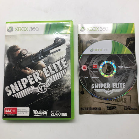 Sniper Elite V2 Xbox 360 Game + Manual PAL 28JY4 - Trippy Trades 