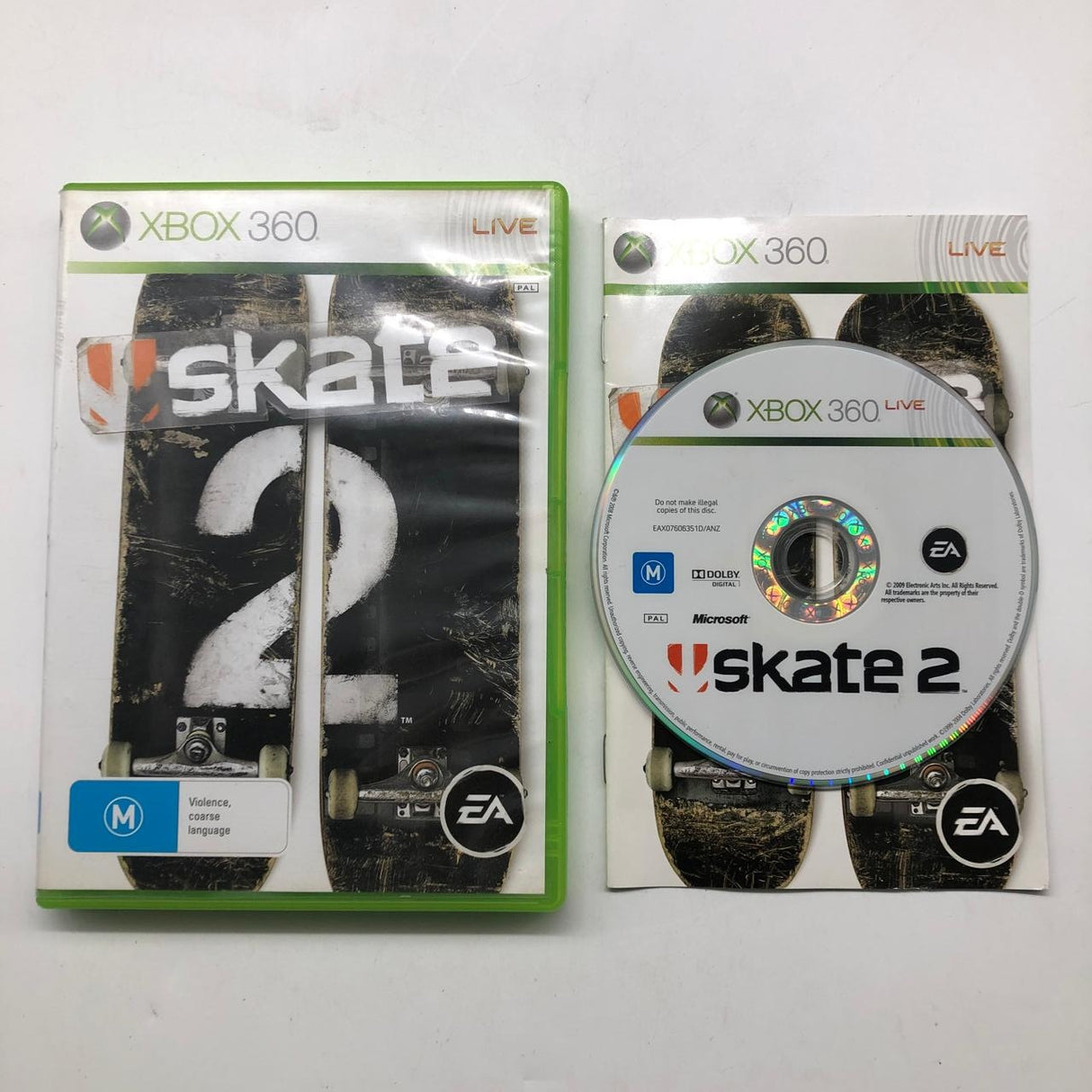 Skate 2 Xbox 360 Game + Manual PAL 28JY4 - Trippy Trades 