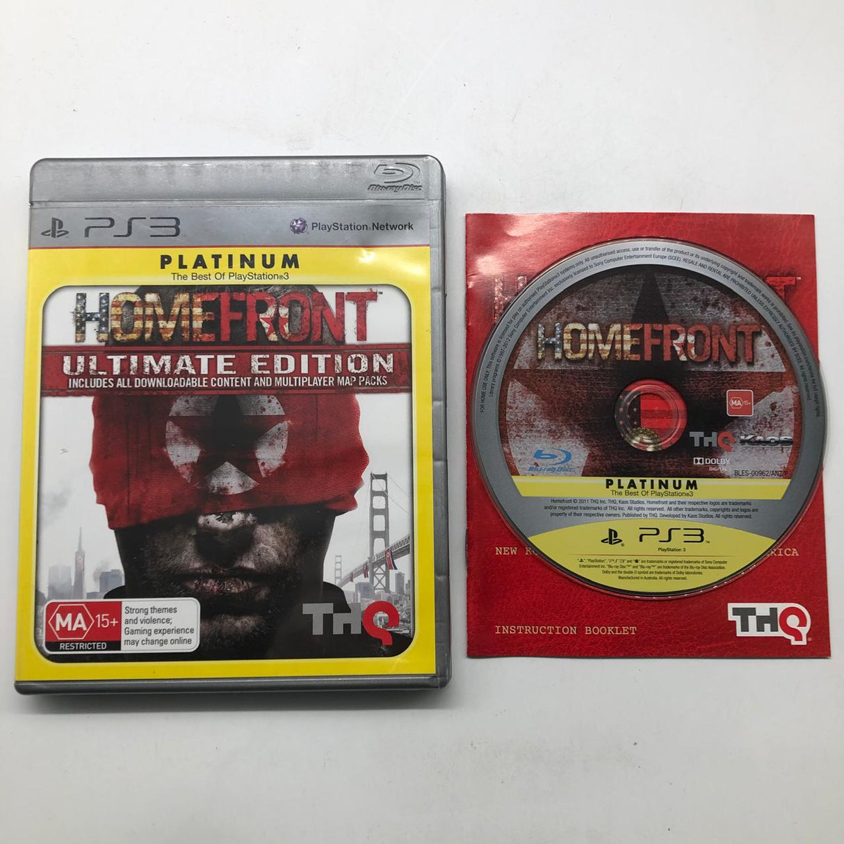 Homefront Ultimate Edition Playstation 3 PS3 Game + Manual