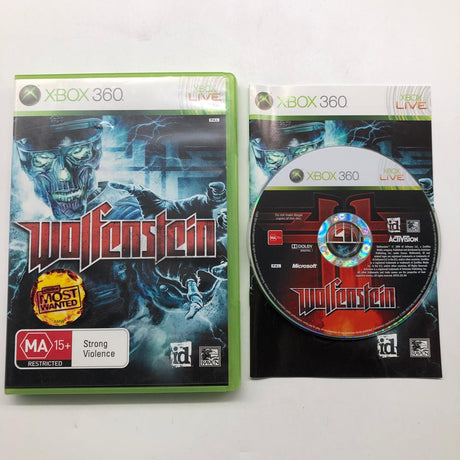 Wolfenstein Xbox 360 Game + Manual PAL 28JY4 - Trippy Trades 