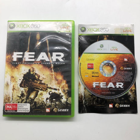 Fear First Encounter Assault Recon Xbox 360 Game + Manual PAL 28JY4 - Trippy Trades 