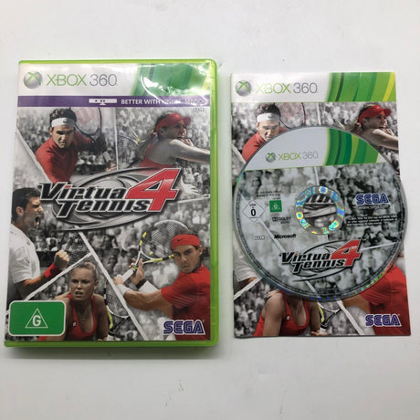 Virtua Tennis 4 Xbox 360 Game + Manual PAL 28JY4 - Trippy Trades 