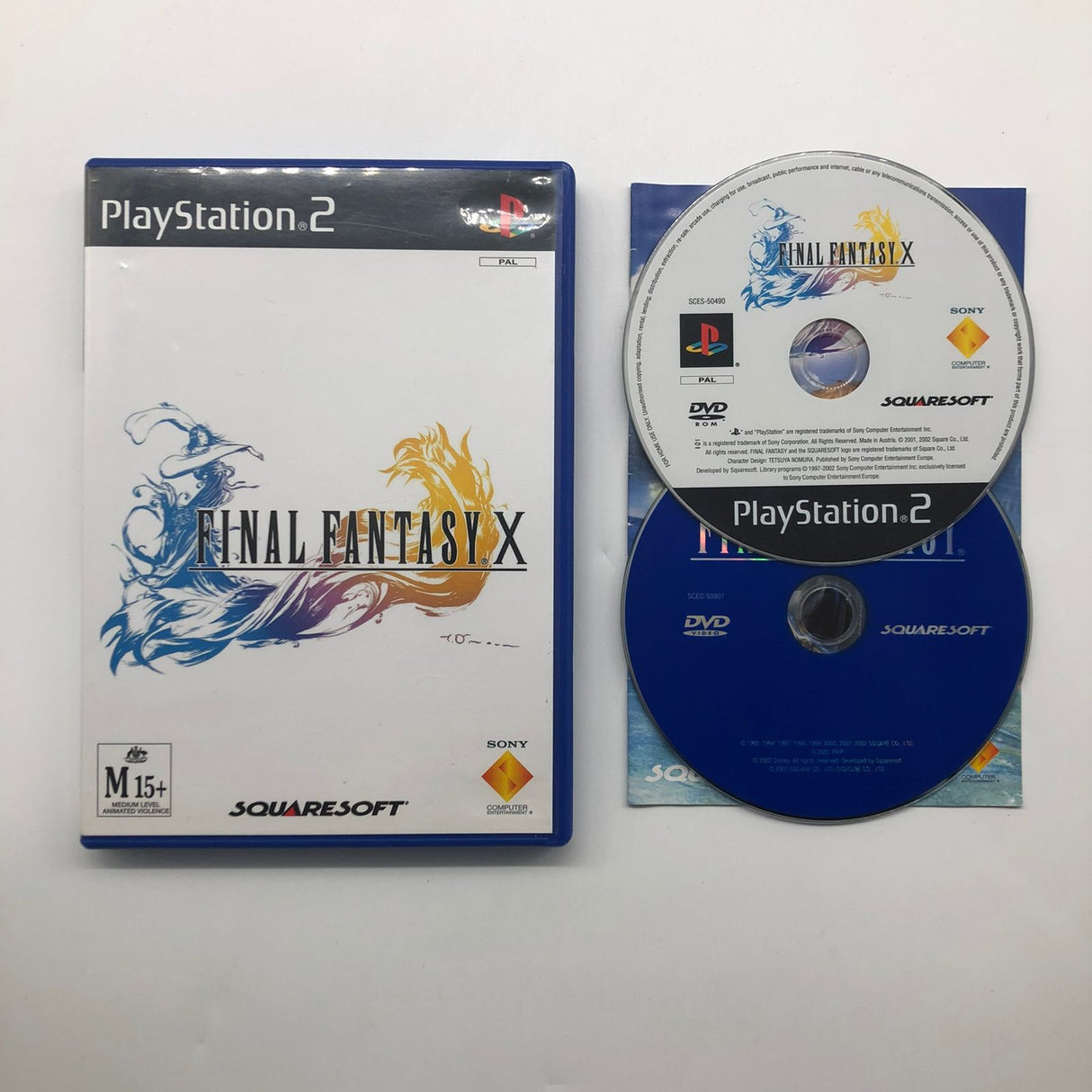 Final Fantasy X PS2 Playstation 2 Game + Manual PAL